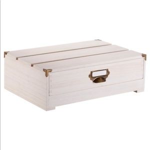 White Wood Monitor Stand